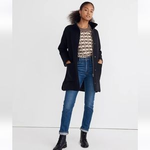 Madewell Estate Cocoon Coat in Insuluxe Fabric